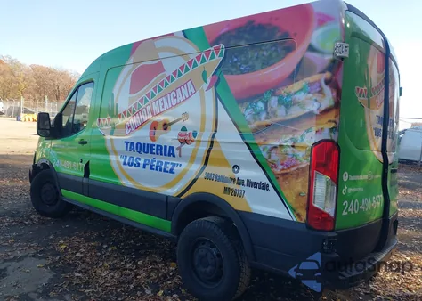 2015 Ford Transit-250 из США, поврежденный, VIN 1FTNR1CM4FKA52566